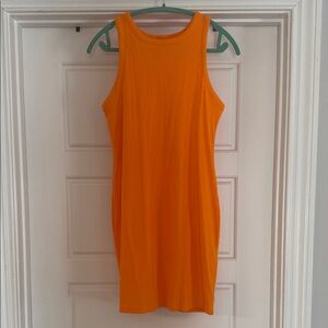 Target Orange Sleeveless Dress